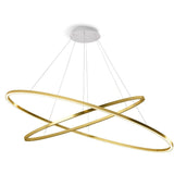 Ellisse Double Pendant Light by Nemo, Finish: Polished Aluminium, Color Temperature: 2700K, | Casa Di Luce Lighting