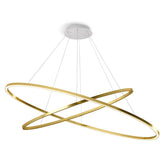 Ellisse Double Pendant Light by Nemo, Finish: White, Black, Gold Painted, Polished Aluminium, Gold Polished Anodized, Color Temperature: 2700K, 3000K, | Casa Di Luce Lighting