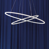 Ellisse Double Pendant Light by Nemo, Finish: White, Color Temperature: 3000K, | Casa Di Luce Lighting