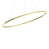 Ellisse Minor Pendant Light by Nemo, Finish: Gold Painted, Color Temperature: 2700K, Position: Downlight | Casa Di Luce Lighting
