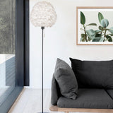 Eos Evia Floor Lamp by UMAGE, Finish: Black, White, Size: Medium, Large, | Casa Di Luce Lighting