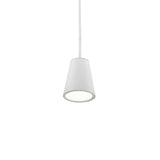 Hartford Outdoor Pendant by Kuzco, Finish: White, Size: Small, | Casa Di Luce Lighting