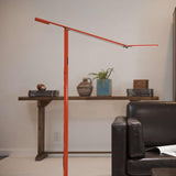 Equo Gen 3 Floor Lamp by Koncept, Finish: Black, Silver, Orange, Color Temperature: 3500K, 4500K, | Casa Di Luce Lighting