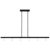 Esfera Linear Suspension By Tech Lighting, Finish: Nightshade Black