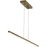 Essence Linear Suspension Light by Tech Lighting, Finish: Brass Aged, Nickel Satin, , | Casa Di Luce Lighting