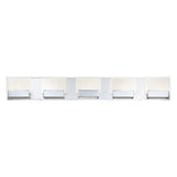 3 Light Chrome Sonic LED Bath Bar by Eurofase