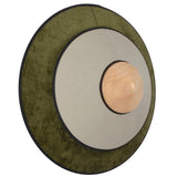 Cymbal Wall Sconce by Forestier, Finish: Evergreen-Forestier, Atlantic-Forestier, Midnite-Forestier, Powder Pink-Forestier, Natural, Oro-Forestier, Bronze, Size: Small, Medium, Large, | Casa Di Luce Lighting