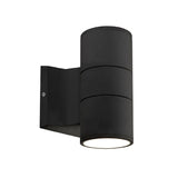 Lund Outdoor Wall Sconce by Kuzco, Finish: Black, Grey, Silver, Size: Small, Large, | Casa Di Luce Lighting