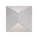 Indio Square Outdoor Wall Sconce by Kuzco, Finish: Nickel Brushed, , | Casa Di Luce Lighting