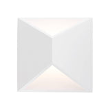 Indio Square Outdoor Wall Sconce by Kuzco, Finish: White, , | Casa Di Luce Lighting