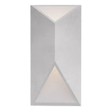Indio Rectangular Outdoor Wall Sconce by Kuzco, Finish: Nickel Brushed, White, Espresso, , | Casa Di Luce Lighting