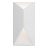 Indio Rectangular Outdoor Wall Sconce by Kuzco, Finish: Nickel Brushed, White, Espresso, , | Casa Di Luce Lighting