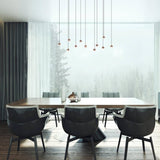 Exo LED Mini Pendant by Kuzco, Finish: Copper, Black, Chrome, White, , | Casa Di Luce Lighting