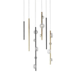 Flower Miu Suspension by IDL, Finish: Pure Steel-IDL, , | Casa Di Luce Lighting