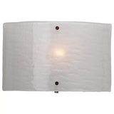 Textured Glass Wall Sconce - Casa Di Luce
