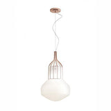 Aerostat Pendant by Fabbian, Finish: Black, Copper, Brass, Size: Small, Large, | Casa Di Luce Lighting