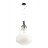Aerostat Pendant by Fabbian, Finish: Black, Size: Large, | Casa Di Luce Lighting