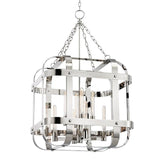 Colchester Pendant by Hudson Valley, Finish: Nickel Polished, Size: Large, | Casa Di Luce Lighting