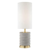 Iris Table Lamp by Mitzi, Finish: Brass Aged, Nickel Polished, , | Casa Di Luce Lighting