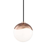 Ella Pendant by Mitzi, Finish: Brass Polished, Nickel Polished, Polished Copper-Mitzi, Size: Small, Large, | Casa Di Luce Lighting
