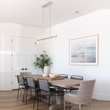 Tabitha Linear Suspension By Mitzi - Hanging Above Table