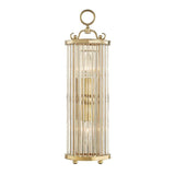 Glass No.1 Wall Sconce by Hudson Valley, Finish: Brass Aged, Nickel Polished, , | Casa Di Luce Lighting
