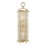 Glass No.1 Wall Sconce by Hudson Valley, Finish: Brass Aged, Nickel Polished, , | Casa Di Luce Lighting