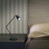 Conus Table Lamp by Linea Light, Color: Black, Embossed White-Linea Light, Size: Small, Large, | Casa Di Luce Lighting