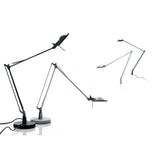 Berenice Small Table Lamp by Luceplan, Color: White Satin, Pink, Yellow, Sage Green - Foscarini, Black, Aluminium - Foscarini, Finish: Aluminum, Black, | Casa Di Luce Lighting