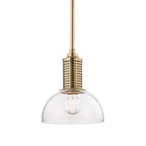Halcyon Pendant by Hudson Valley, Finish: Brass Aged, Nickel Polished, Old Bronze-Mitzi, Size: Small, Large, | Casa Di Luce Lighting