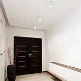 Falco Square Flushmount by Kuzco, Finish: Black, White, , | Casa Di Luce Lighting