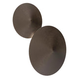 Faya Duo Wall Lamp by Morosini, Finish: Brushed Bronze-Penta, , | Casa Di Luce Lighting