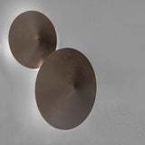 Faya Duo Wall Lamp by Morosini, Finish: White Matte, Black Matte, Brushed Bronze-Penta, Brushed Gold, , | Casa Di Luce Lighting