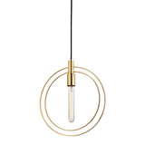 Masonville Round Pendant by Hudson Valley, Finish: Brass Aged, , | Casa Di Luce Lighting