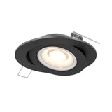 FGM 4” Flat Gimbal Recessed Light - Black