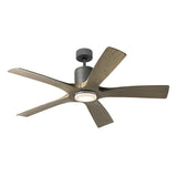 Aviator 54-5 Fan by Modern Forms, Finish: Graphite/Weathered Gray-Modern Forms, Matte Black/Distressed Koa-Modern Forms, Matt Black, , | Casa Di Luce Lighting