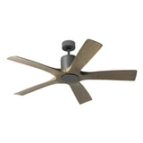 Aviator 54-5 Fan by Modern Forms, Finish: Graphite/Weathered Gray-Modern Forms, Matte Black/Distressed Koa-Modern Forms, Matt Black, , | Casa Di Luce Lighting