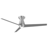 Aluminum/Titanium Silver Slim Flush Ceiling Fan by Modern Forms