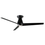 Matte Black Slim Flush Ceiling Fan by Modern Forms