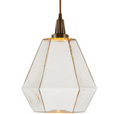 Hedra Pendant Light by Hammerton, Color: Chilled Amber-Hammerton Studio, Finish: Flat Bronze, | Casa Di Luce Lighting