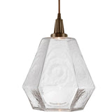 Hedra Pendant Light by Hammerton, Color: Chilled Smoke-Hammerton Studio, Chilled Clear-Hammerton Studio, Chilled Bronze-Hammerton Studio, Chilled Amber-Hammerton Studio, Finish: Metallic Beige Silver, Nickel Satin, Gunmetal, Black Matte, Heritage Brass, Gilded Brass, Bronze Oil Rubbed, Flat Bronze, | Casa Di Luce Lighting