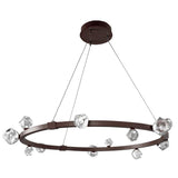 Stella Circle Chandelier - Casa Di Luce