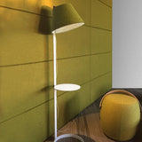 Lana Floor Lamp by Pablo, Color: Stone/Grey, Charcoal/Grey, Arctic Blue/Grey, Moss/Grey, Plum/Grey, Finish: White, Chrome, Pedestal: Without Pedestal, With Pedestal | Casa Di Luce Lighting