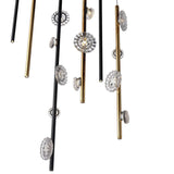 Flower Miu Suspension by IDL, Finish: Burnished Corten-IDL, Glossy Antique Gold-IDL, Pure Steel-IDL, Light Gold-IDL, , | Casa Di Luce Lighting