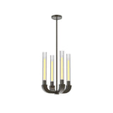 Flute Chandelier by Alora, Finish: Urban Bronze, Vintage Brass, Nickel Polished, Number of Lights: 4, 8, 12, 16, | Casa Di Luce Lighting