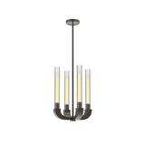 Flute Chandelier by Alora, Finish: Urban Bronze, Number of Lights: 4, | Casa Di Luce Lighting