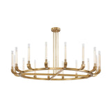 Flute Chandelier by Alora, Finish: Urban Bronze, Vintage Brass, Nickel Polished, Number of Lights: 4, 8, 12, 16, | Casa Di Luce Lighting