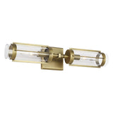 Flynn Linear Wall Light by Lauren Ralph Lauren, Finish: Nickel Polished, Time Worn Brass, , | Casa Di Luce Lighting