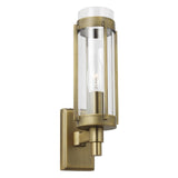 Flynn Wall Light by Lauren Ralph Lauren, Finish: Nickel Polished, Time Worn Brass, , | Casa Di Luce Lighting