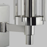 Flynn Wall Light by Lauren Ralph Lauren, Finish: Nickel Polished, Time Worn Brass, , | Casa Di Luce Lighting